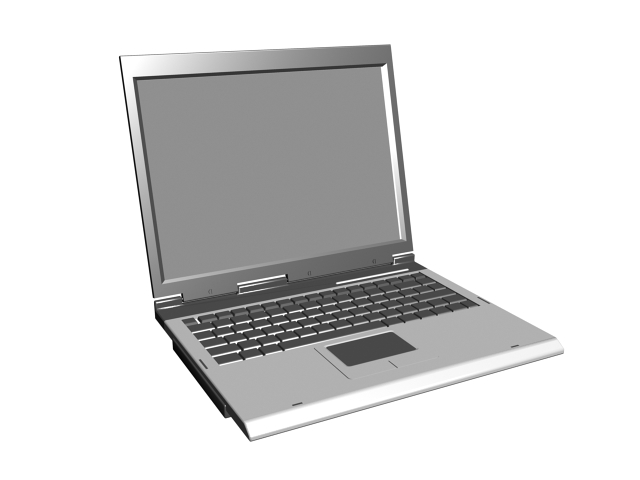 Ultrabook laptop 3D Model