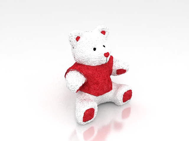 Cartoon toy bear 3D Model