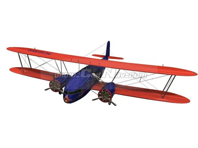 Curtiss Aircraft 3D Model