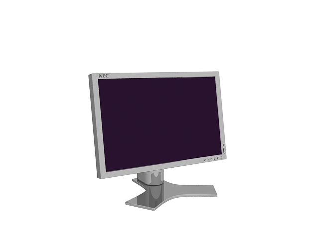 NEC MultiSync monitor 3D Model