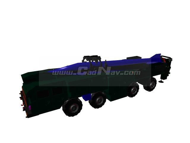 Missile transporter vehicle 3D Model