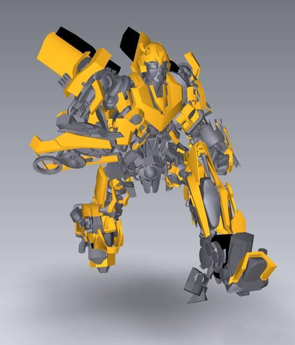 Bumblebee Transformer 3D Model