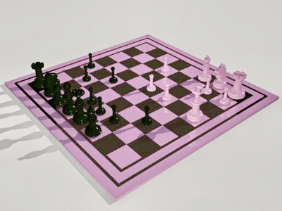 Chess Sets 3D Model