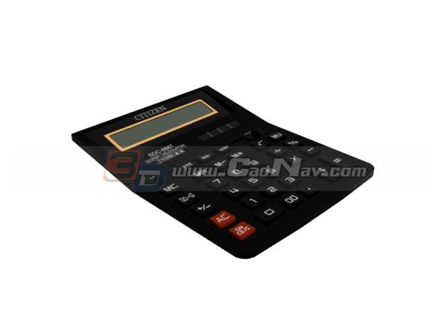 Desk Top calculator 3D Model