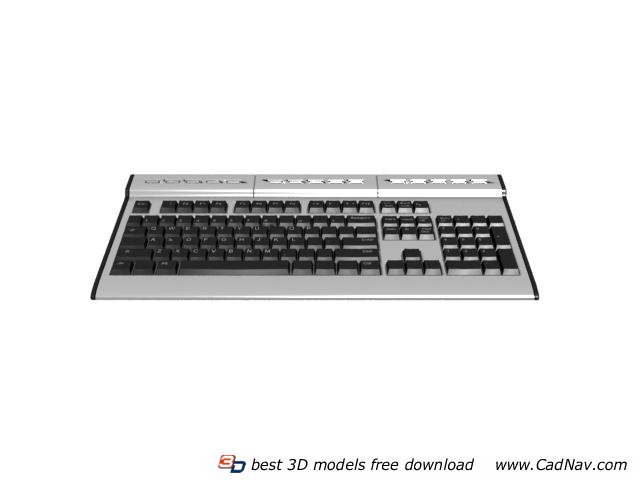 Multimedia keyboard 3D Model