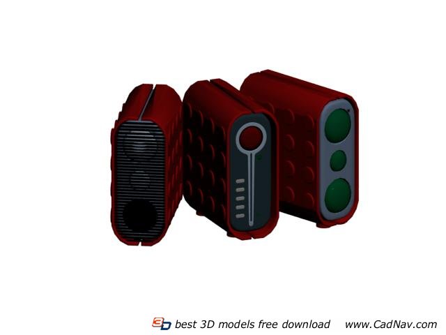 Multimedia sound box 3D Model