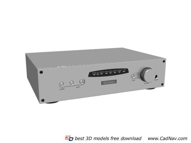 Roksan pro audio power amplifier 3D Model