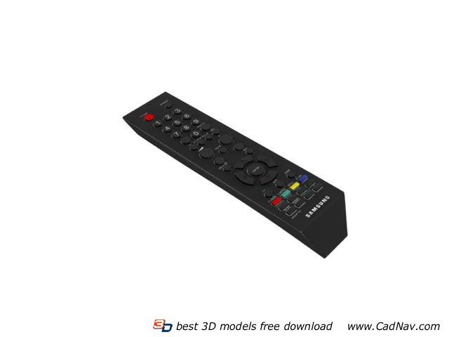 Samsung TV remote control 3D Model