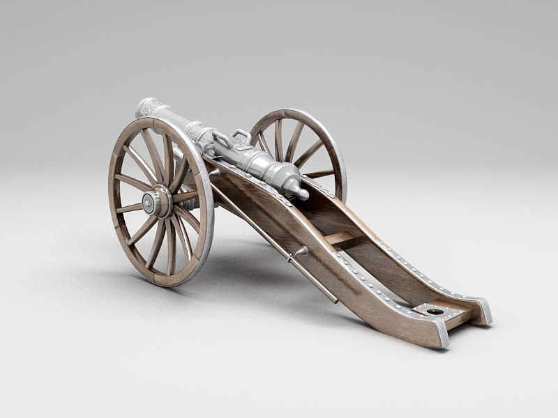 18 Century Cannon 3D Model