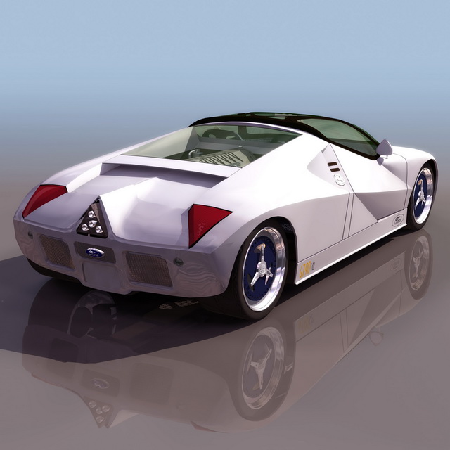 Ford GT90 concept car 3D Model