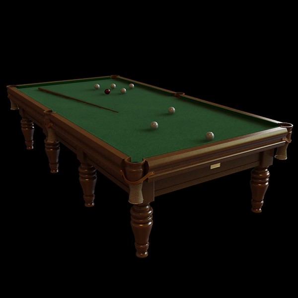 Highly detailed billiards ball 3D Model